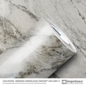 adesivo gold pedras marmore carrara gloss w