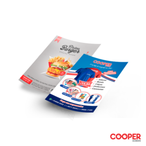 flyer panfletos impressos cooper screen