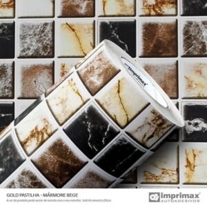 adesivo gold pastilha marmore bege w