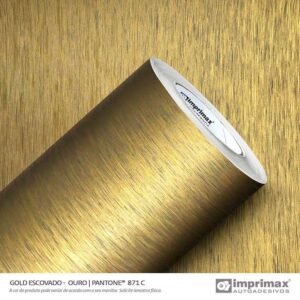 adesivo gold escovado ouro w