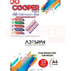 FILME adesivo BRANCO PARA SUBLIMACAO